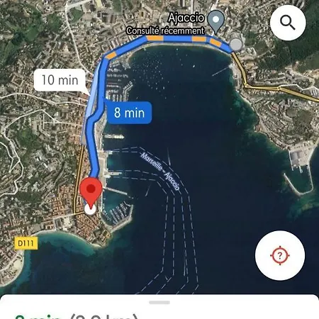 Apartmán Entier, Climatise, Vue Ajaccio (Corsica)