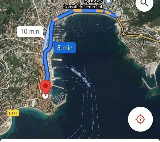 Appartement Entier, Climatise, Vue Ajaccio (Corsica)
